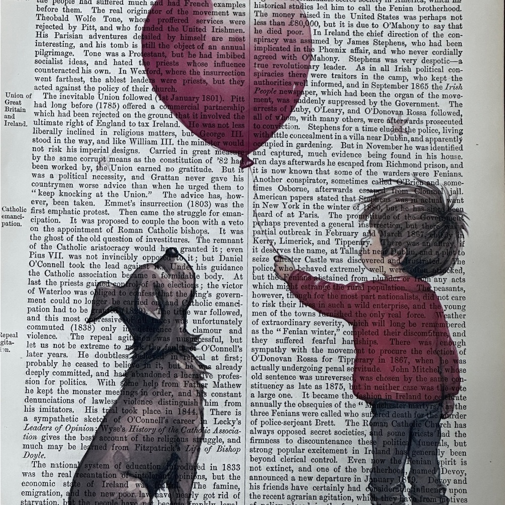 Charming Child and Dog with Balloon Wall Art